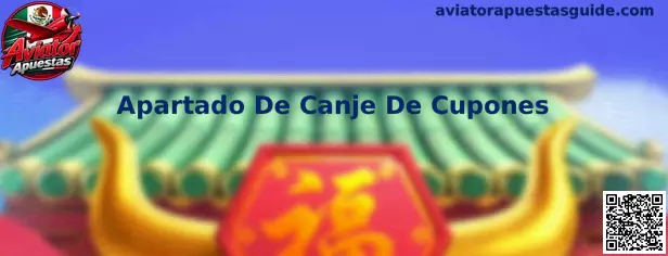 Apartado De Canje De Cupones en Aviator Apuestas